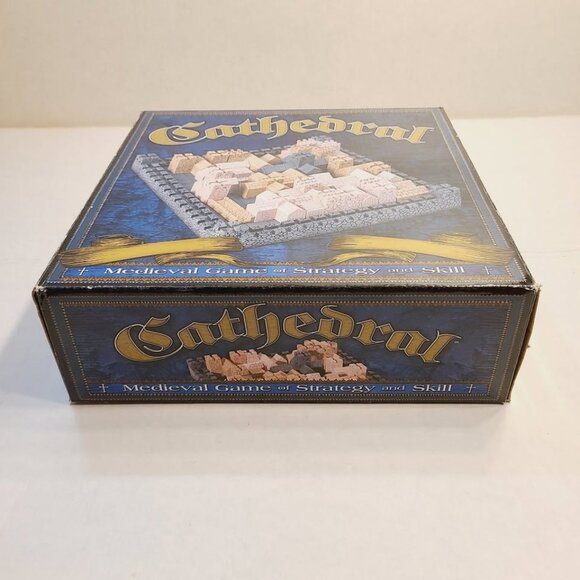 Cathedral Medieval Game of Strategy and Skill Polystone Edition Rare Complete - Picture 3 of 7